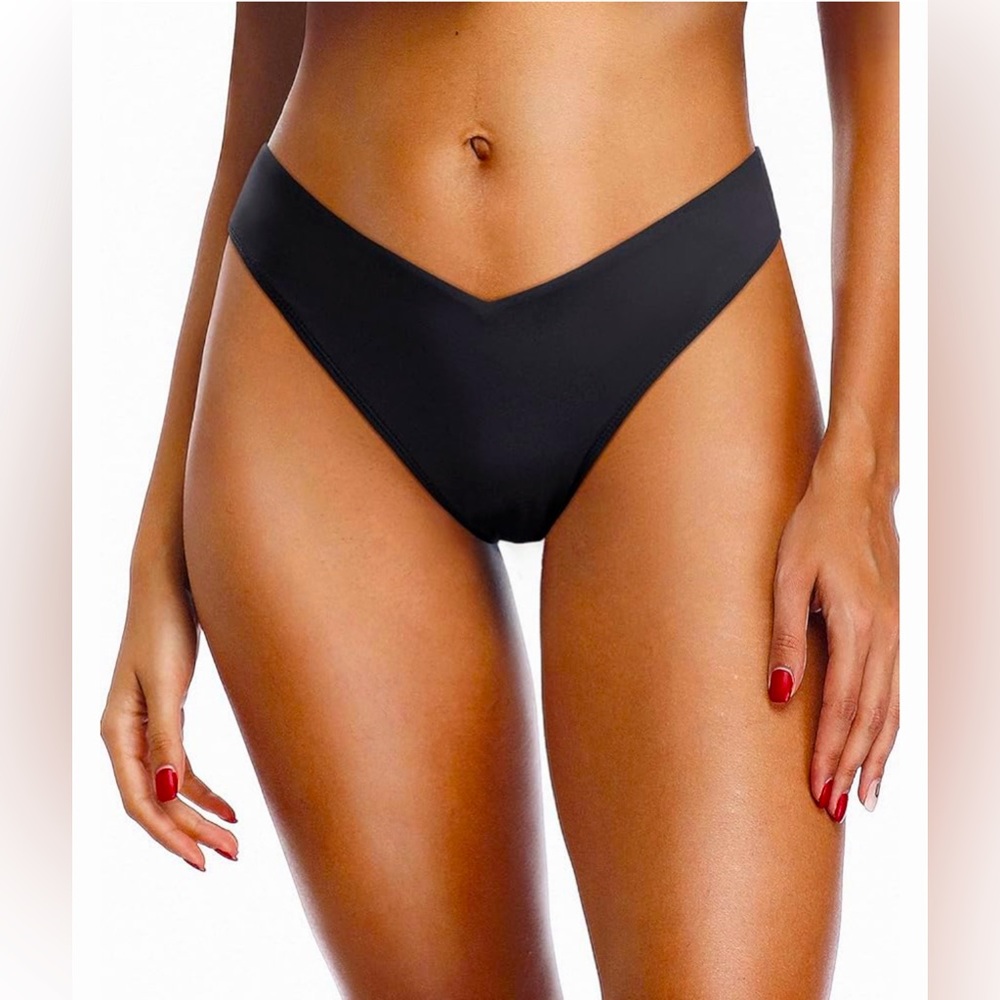 Women Cheeky Bikini Bottoms V